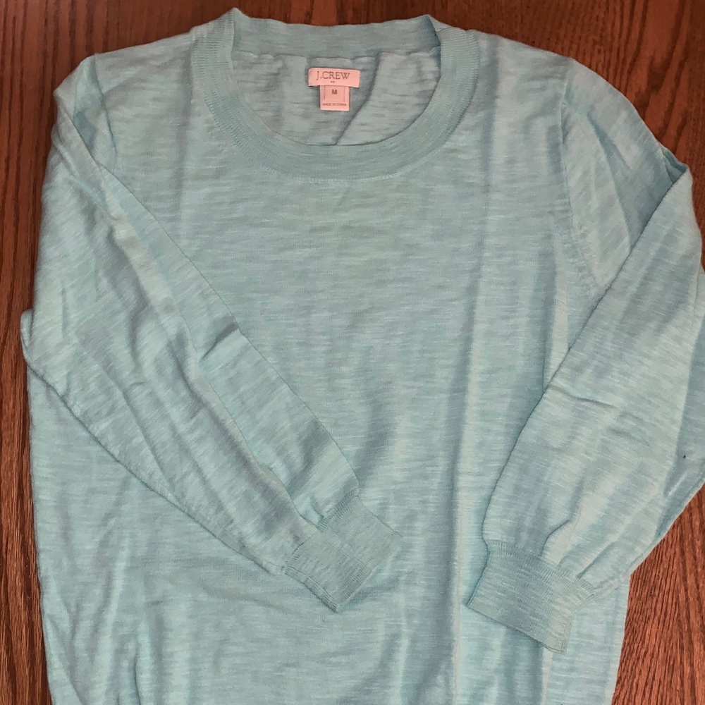 J. Crew mint top
